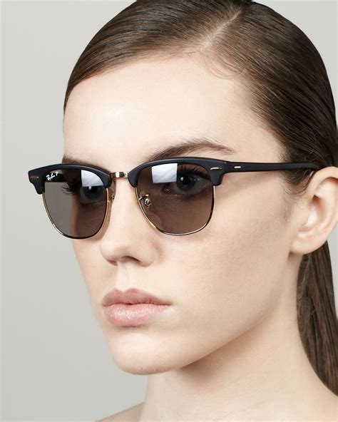 ray ban clubmaster polarized sale